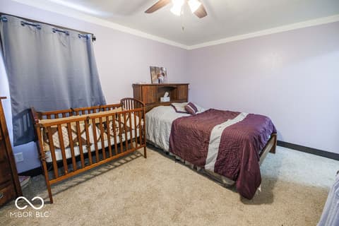 Bedroom at 14154 Defore Road, Coal City, IN