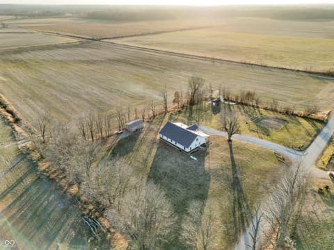 Aerial view at 14154 Defore Road, Coal City, IN