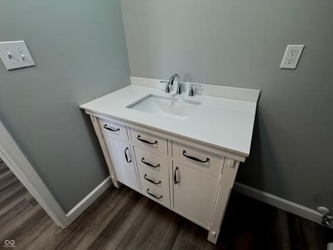 Bathroom at 9278 S Geneva Road, Flat Rock, IN