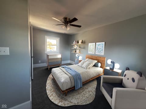 Bedroom at 9278 S Geneva Road, Flat Rock, IN