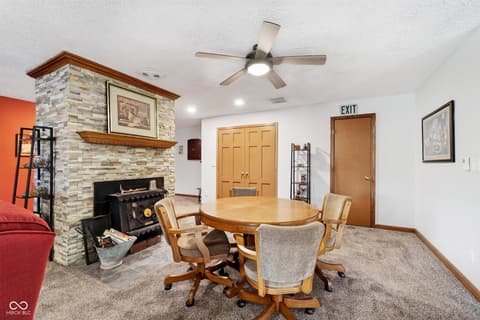Living room at 2594 E Traction Road, Crawfordsville, IN