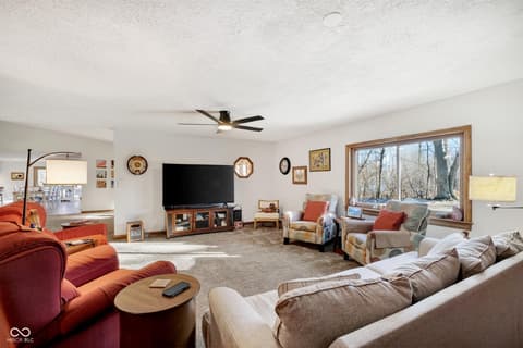 Living room at 2594 E Traction Road, Crawfordsville, IN