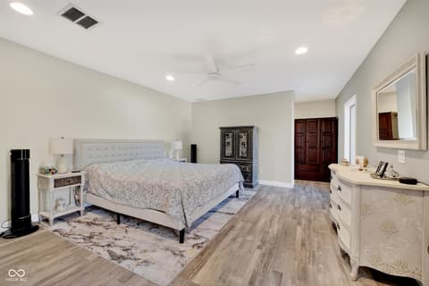 Primary bedroom at 2594 E Traction Road, Crawfordsville, IN
