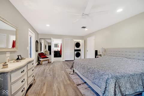 Primary bedroom at 2594 E Traction Road, Crawfordsville, IN