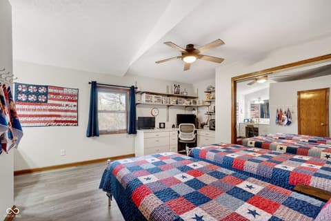 Bedroom at 2594 E Traction Road, Crawfordsville, IN
