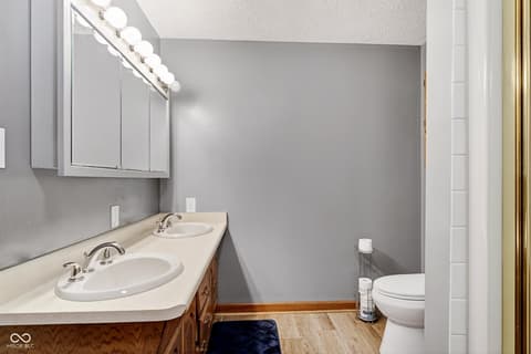 Bathroom at 2594 E Traction Road, Crawfordsville, IN
