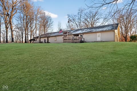 Backyard at 2594 E Traction Road, Crawfordsville, IN