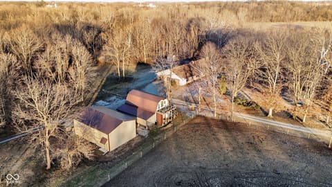 Aerial view at 2594 E Traction Road, Crawfordsville, IN