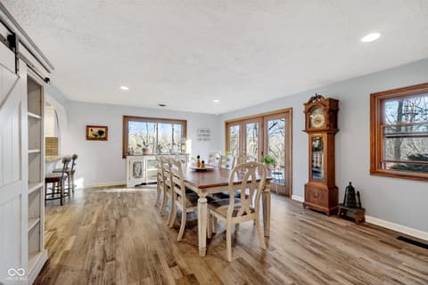 Dining room at 2594 E Traction Road, Crawfordsville, IN
