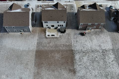 Aerial view at 6948 Sablecliff Way, Brownsburg, IN
