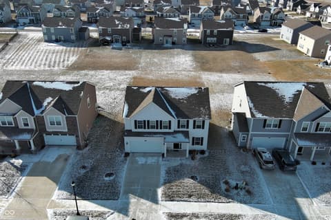 Aerial view at 6948 Sablecliff Way, Brownsburg, IN