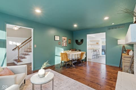 Living room at 2711 Pomona Court, Indianapolis, IN