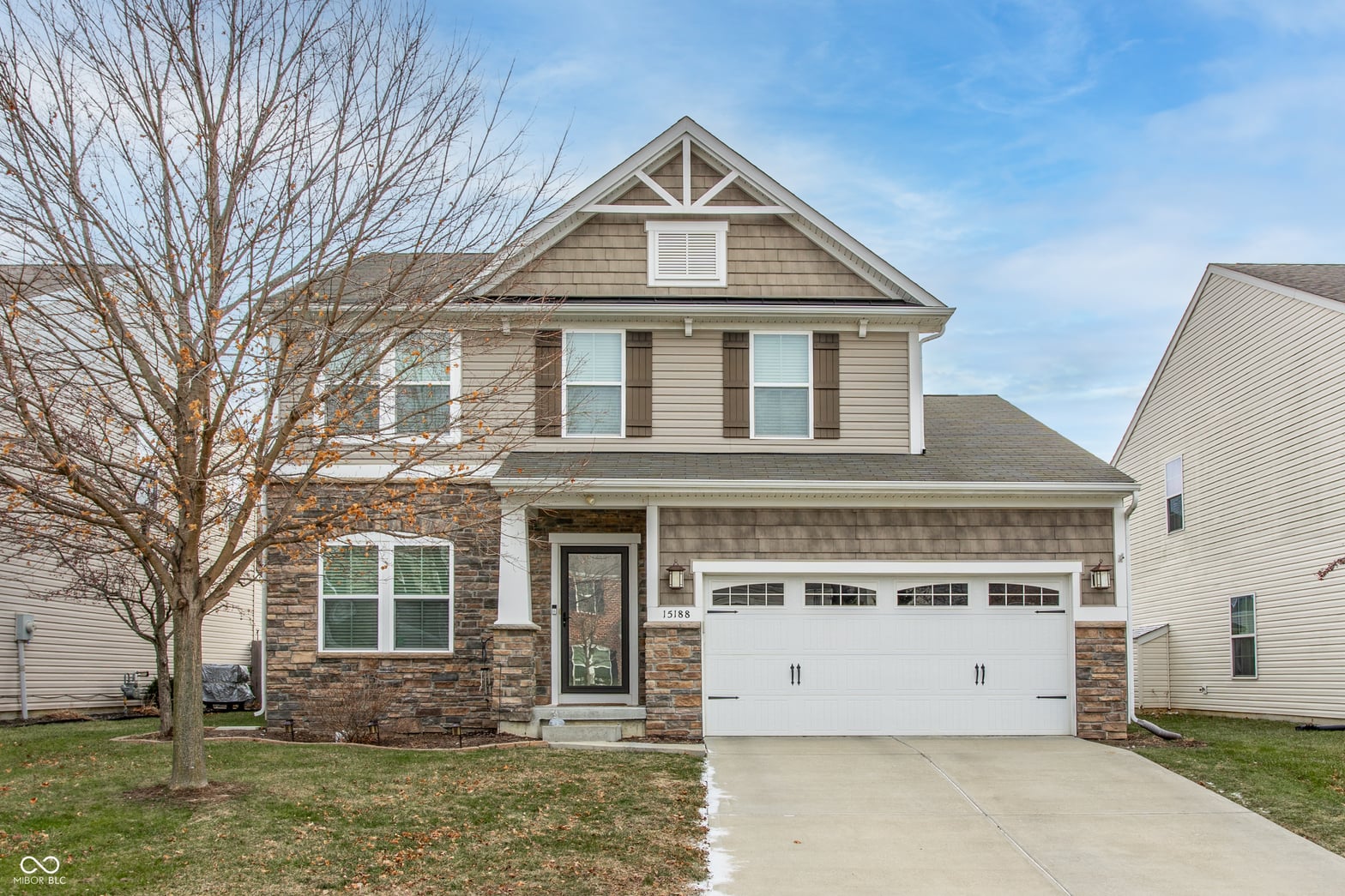 Front exterior at 15188 Destination Drive, Noblesville, IN