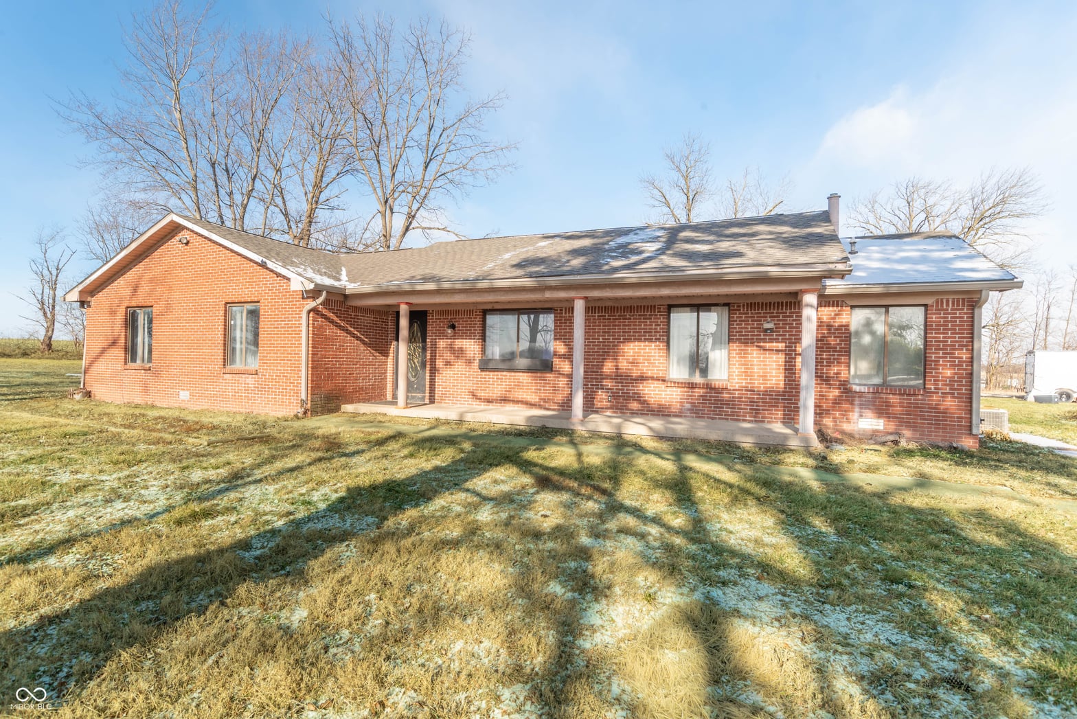 Front exterior at 8457 E US 40, Fillmore, IN