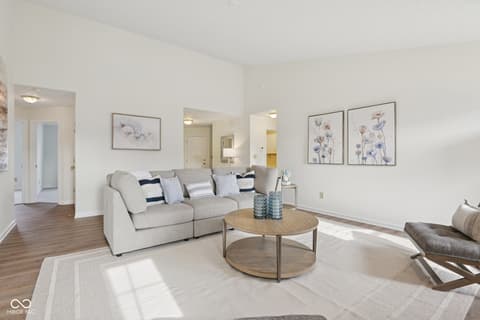 Living room at 45 W Clear Lake Lane, Westfield, IN