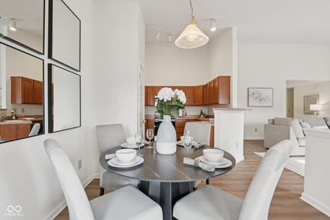 Dining room at 45 W Clear Lake Lane, Westfield, IN