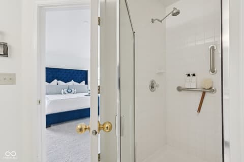 Primary bathroom at 45 W Clear Lake Lane, Westfield, IN