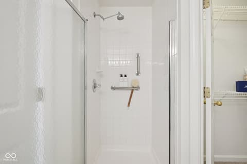 Primary bathroom at 45 W Clear Lake Lane, Westfield, IN