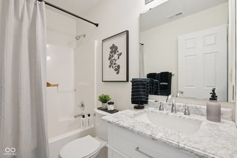 Bathroom at 45 W Clear Lake Lane, Westfield, IN