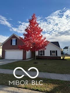 Front exterior at 45 W Clear Lake Lane, Westfield, IN