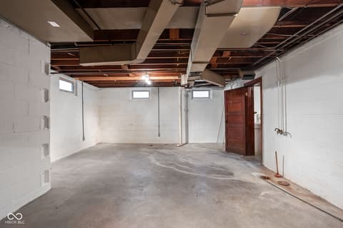Basement at 6001 Indianola Avenue, Indianapolis, IN