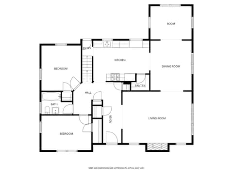 Floor Plan — 6001 Indianola Avenue, Indianapolis, IN