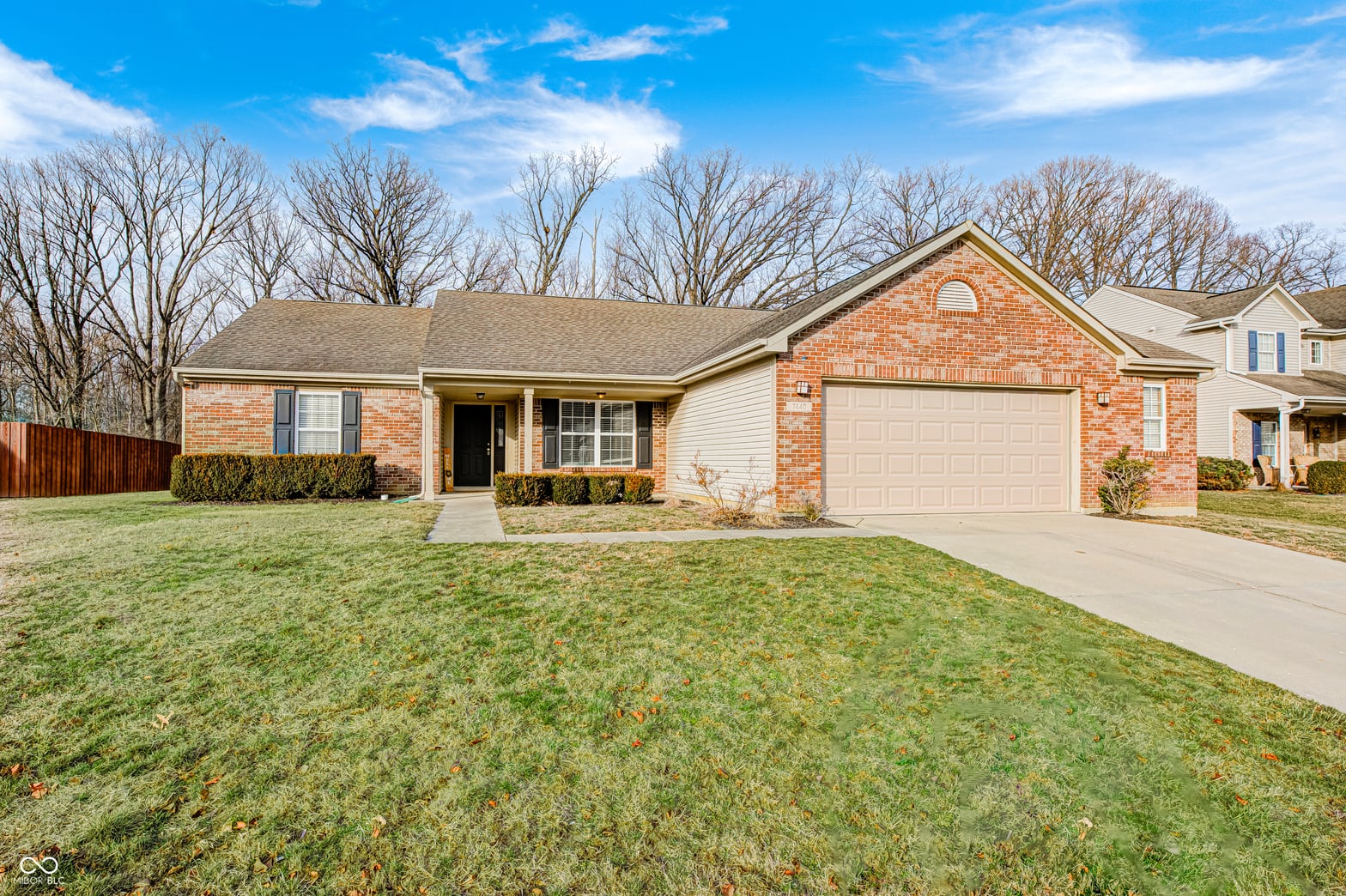 Front exterior at 7440 Oakview Drive, Avon, IN