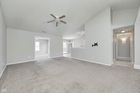 Living room at 7440 Oakview Drive, Avon, IN