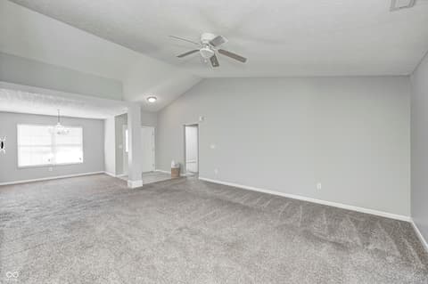 Living room at 7440 Oakview Drive, Avon, IN