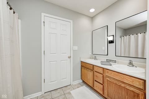 Bathroom at 7440 Oakview Drive, Avon, IN