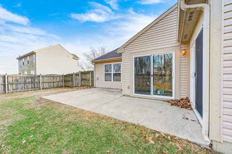 Outdoor living area at 7440 Oakview Drive, Avon, IN