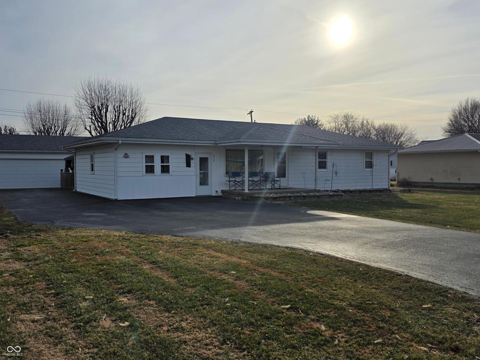 Front exterior at 212 S Lincoln Street, Westport, IN