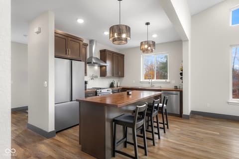 Kitchen at 205 Woods Trail, Nashville, IN
