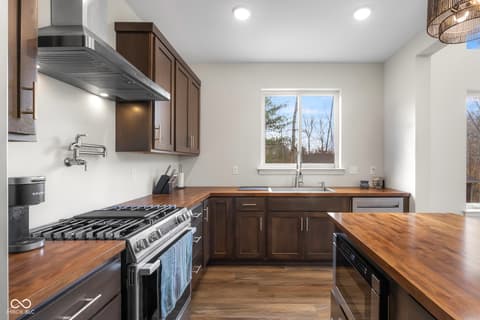 Kitchen at 205 Woods Trail, Nashville, IN