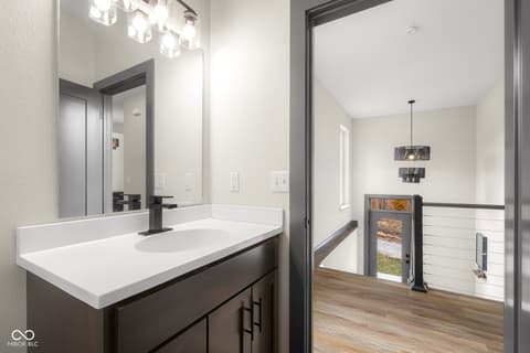 Bathroom at 205 Woods Trail, Nashville, IN