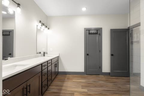 Bathroom at 205 Woods Trail, Nashville, IN