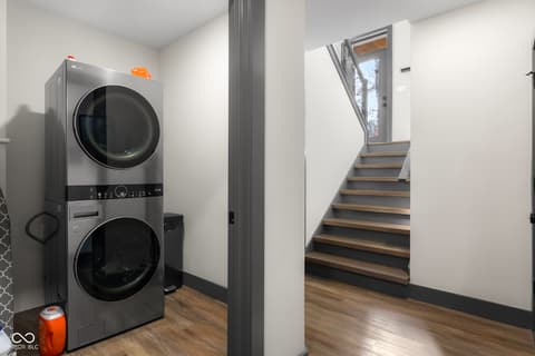Laundry room at 205 Woods Trail, Nashville, IN