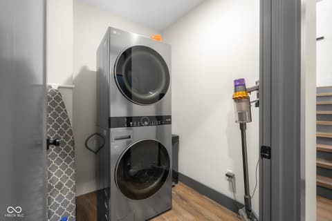 Laundry room at 205 Woods Trail, Nashville, IN