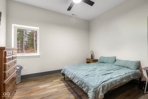 Bedroom at 205 Woods Trail, Nashville, IN