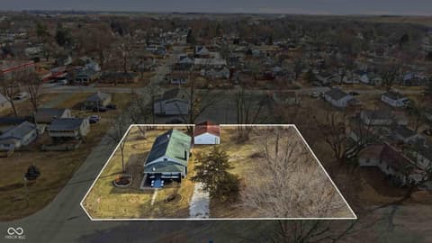 Aerial view at 3103 S Lockburn Street, Indianapolis, IN