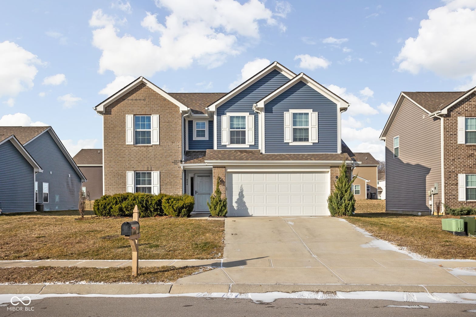 Front exterior at 844 Declaration Drive, Pittsboro, IN