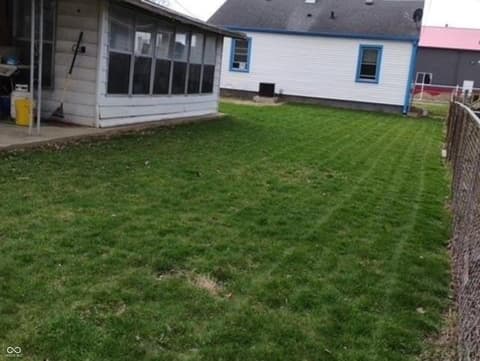 Backyard at 887 S Auburn Street, Indianapolis, IN