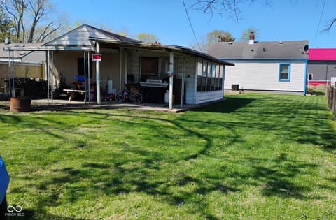 Backyard at 887 S Auburn Street, Indianapolis, IN