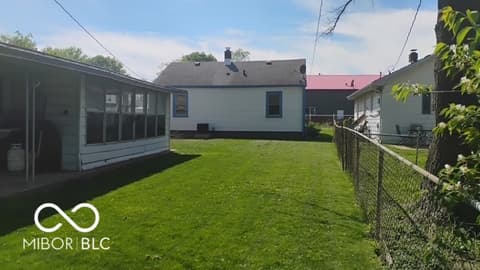 Backyard at 887 S Auburn Street, Indianapolis, IN