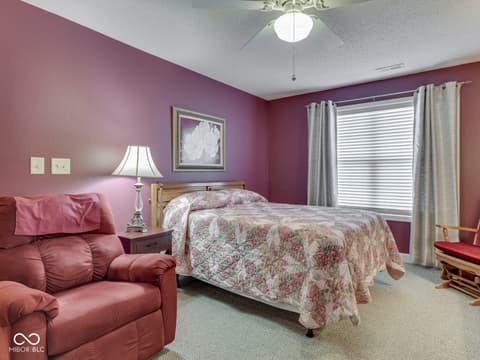 Primary bedroom at 6147 Old Course Place, Indianapolis, IN