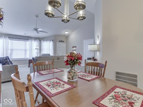 Dining room at 6147 Old Course Place, Indianapolis, IN