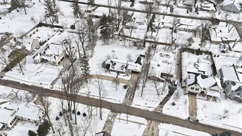 Aerial view at 1025 Oswego Road, Carmel, IN