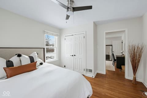 Primary bedroom at 1025 Oswego Road, Carmel, IN