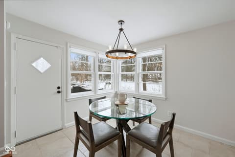 Dining room at 1025 Oswego Road, Carmel, IN