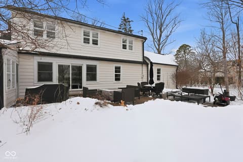 Backyard at 1025 Oswego Road, Carmel, IN
